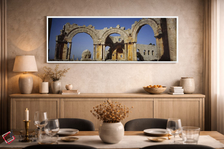 تابلو دکوراتیو St. Simeon Church, Aleppo, Syria,ویرانه های قدیمی کلیسا… اثر پانورامیک ایمجز - D2W