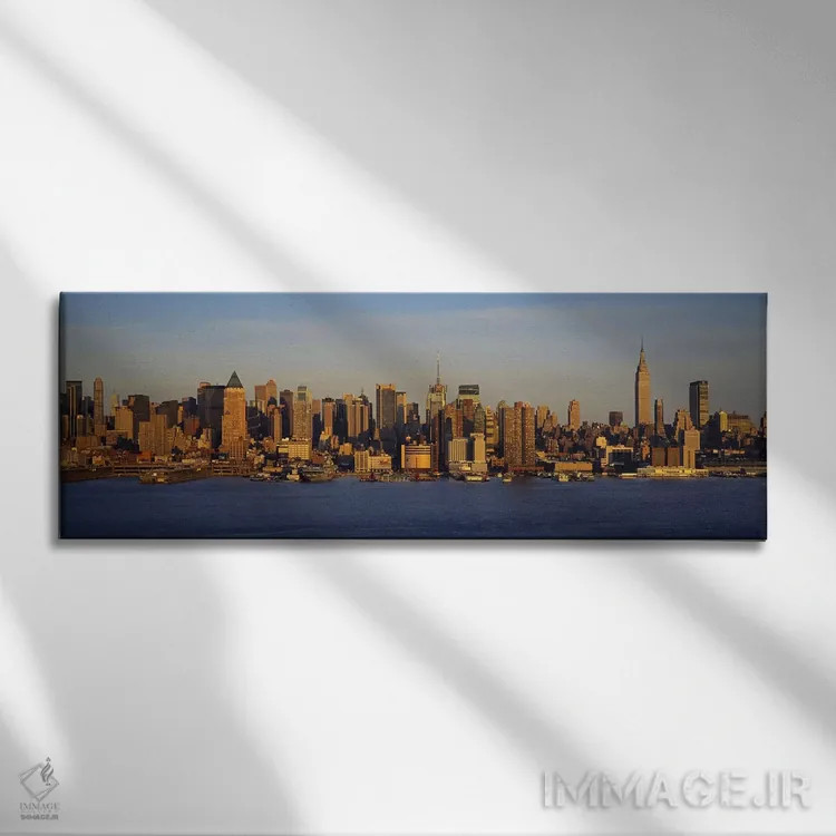تابلو دکوراتیو New York City, New York State, USA #2,آسمان خراش ها کنا… اثر پانورامیک ایمجز - نمای روبهرو روی دیوار