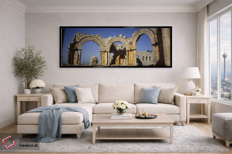 تابلو دکوراتیو St. Simeon Church, Aleppo, Syria,ویرانه های قدیمی کلیسا… اثر پانورامیک ایمجز - D5B