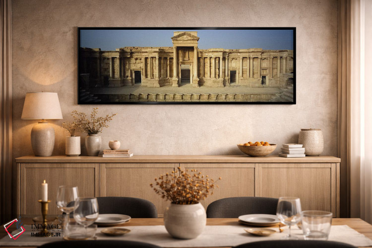 تابلو دکوراتیو Palmyra, Syria,نمای بیرونی یک ساختمان، پالمیرا، سوریه اثر پانورامیک ایمجز - D2B
