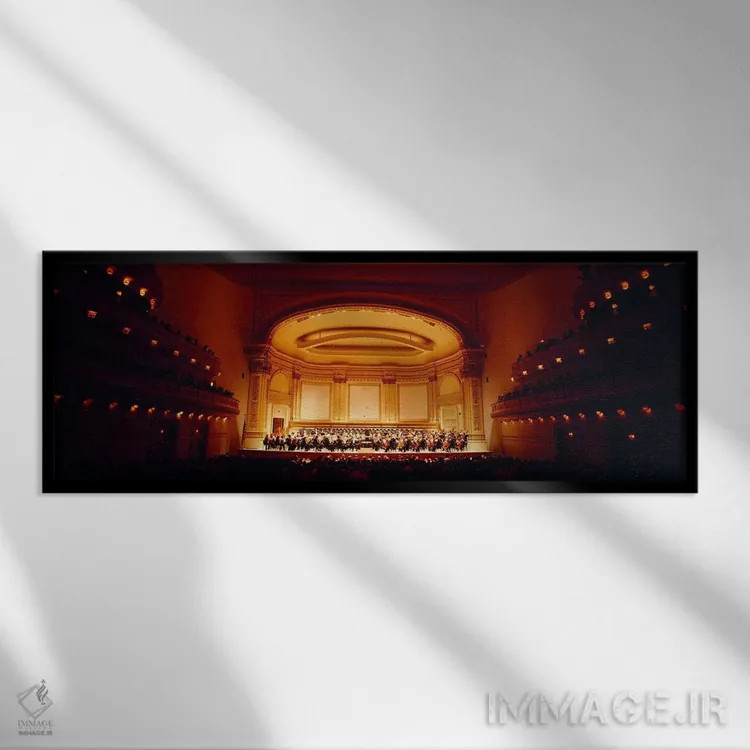 تابلو دکوراتیو Carnegie Hall, New York City, New York state, USA,اجراک… اثر پانورامیک ایمجز - نمای قابدار مشکی