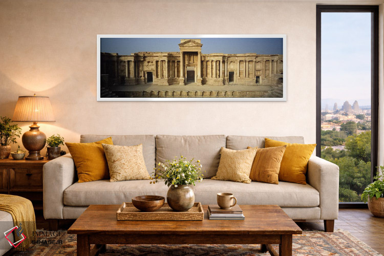 تابلو دکوراتیو Palmyra, Syria,نمای بیرونی یک ساختمان، پالمیرا، سوریه اثر پانورامیک ایمجز - D4W