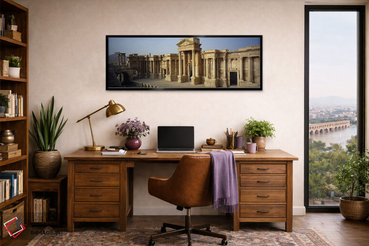 تابلو دکوراتیو Palmyra, Syria #2,نمای بیرونی یک ساختمان، پالمیرا، سوری… اثر پانورامیک ایمجز - D2B
