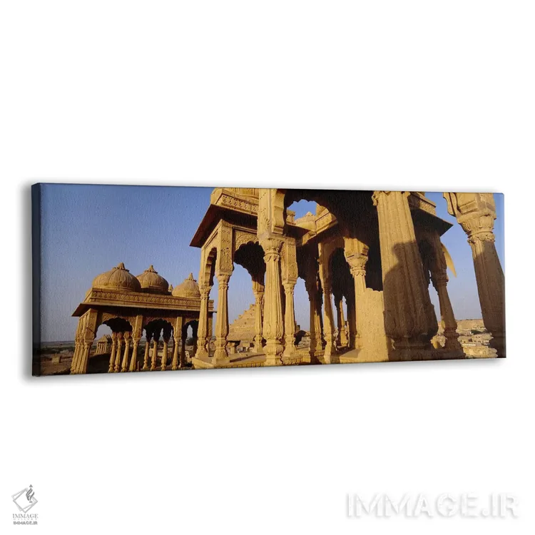 تابلو دکوراتیو Jaisalmer, Rajasthan, India,نمای زاویه پایین از بناهای… اثر پانورامیک ایمجز - نمای پرسپکتیو محصول