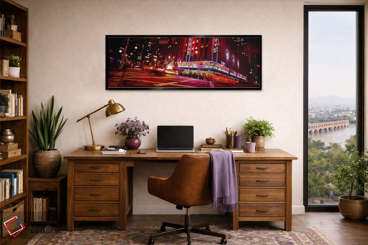 تابلو دکوراتیو Rockefeller Center, Manhattan, New York City, New York… اثر پانورامیک ایمجز - D2B