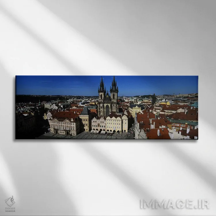 تابلو دکوراتیو Prague Old Town Square, Old Town, Prague, Czech Republi… اثر پانورامیک ایمجز - نمای روبهرو روی دیوار