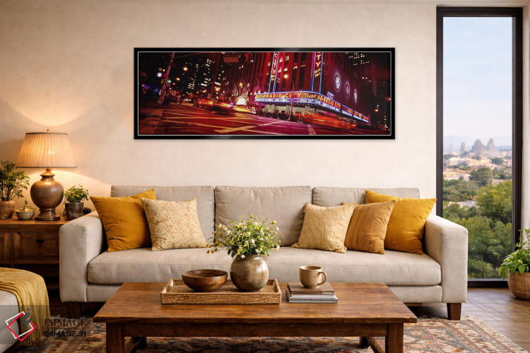 تابلو دکوراتیو Rockefeller Center, Manhattan, New York City, New York… اثر پانورامیک ایمجز - D6B