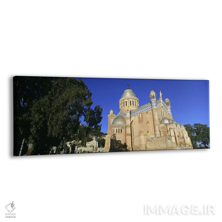 تابلو دکوراتیو Notre Dame D'Afrique, Algiers, Algeria,نمای زاویه پایین… اثر پانورامیک ایمجز - نمای پرسپکتیو محصول