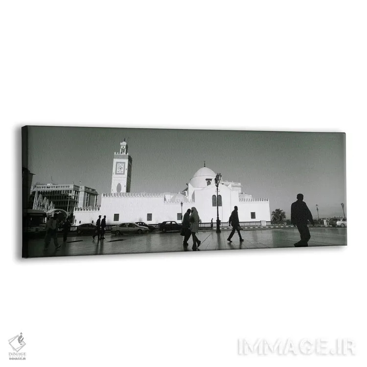 تابلو دکوراتیو Jamaa-El-Jedid, Algiers, Algeria,خودروهای پارک شده در م… اثر پانورامیک ایمجز - نمای پرسپکتیو محصول