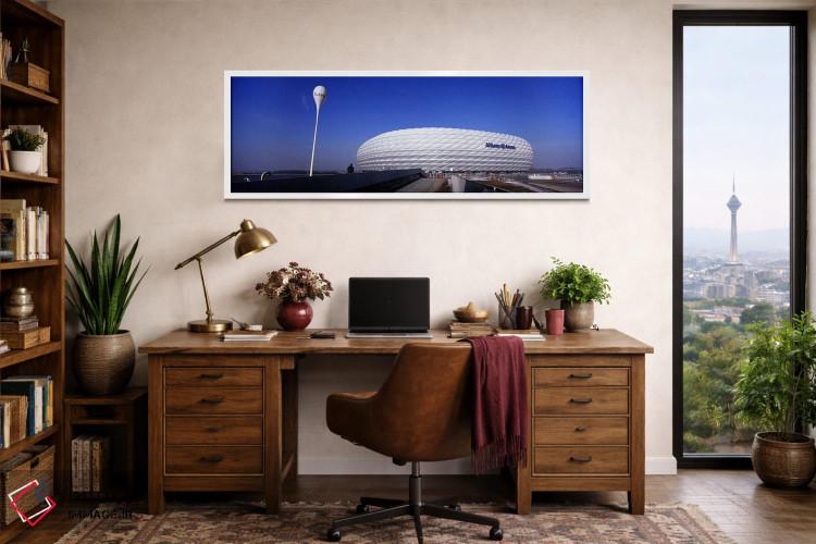 تابلو دکوراتیو Allianz Arena, Munich, Bavaria, Germany,استادیوم فوتبال… اثر پانورامیک ایمجز - D2W