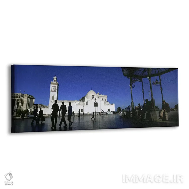 تابلو دکوراتیو Jamaa-El-Jedid, Algiers, Algeria #2,گردشگران در حال قدم… اثر پانورامیک ایمجز - نمای پرسپکتیو محصول