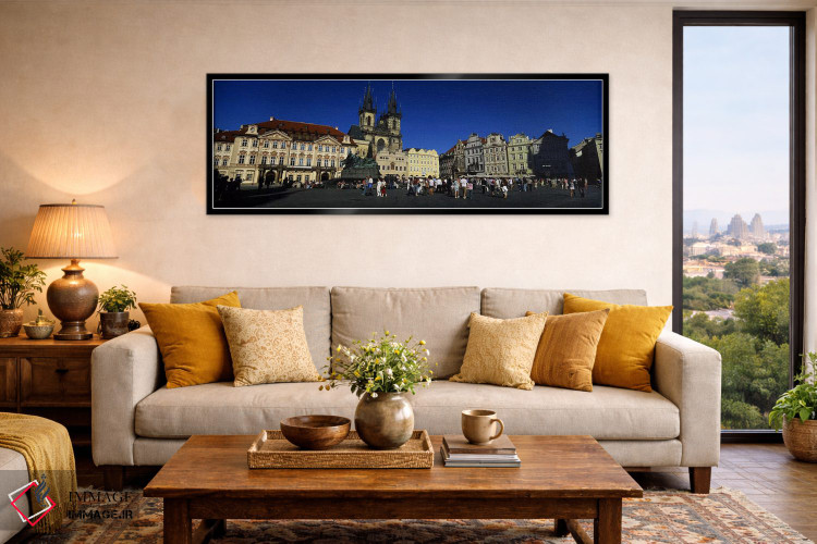 تابلو دکوراتیو Prague Old Town Square, Old Town, Prague, Czech Republi… اثر پانورامیک ایمجز - D6B