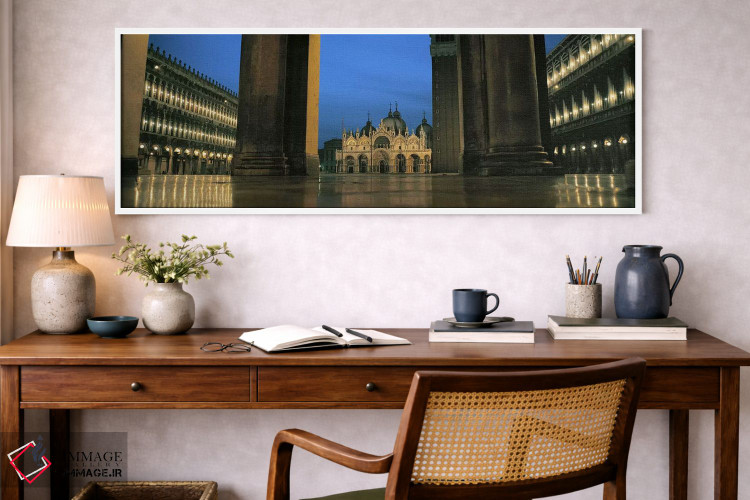 تابلو دکوراتیو St. Mark's Cathedral, St. Mark's Square, Venice, Veneto… اثر پانورامیک ایمجز - D1W