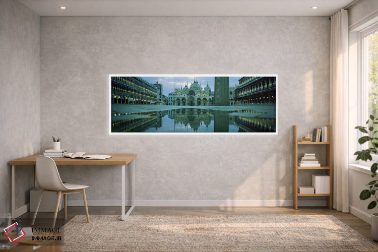 تابلو دکوراتیو St. Mark's Cathedral, St. Mark's Square, Venice, Veneto… اثر پانورامیک ایمجز - D1W
