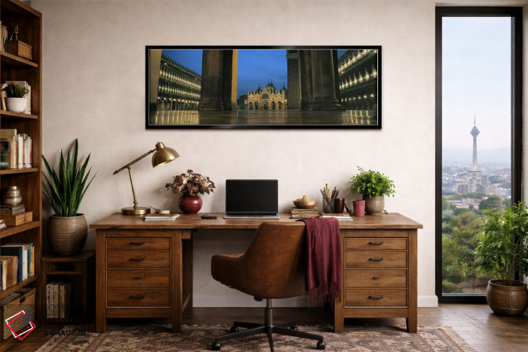 تابلو دکوراتیو St. Mark's Cathedral, St. Mark's Square, Venice, Veneto… اثر پانورامیک ایمجز - D3B