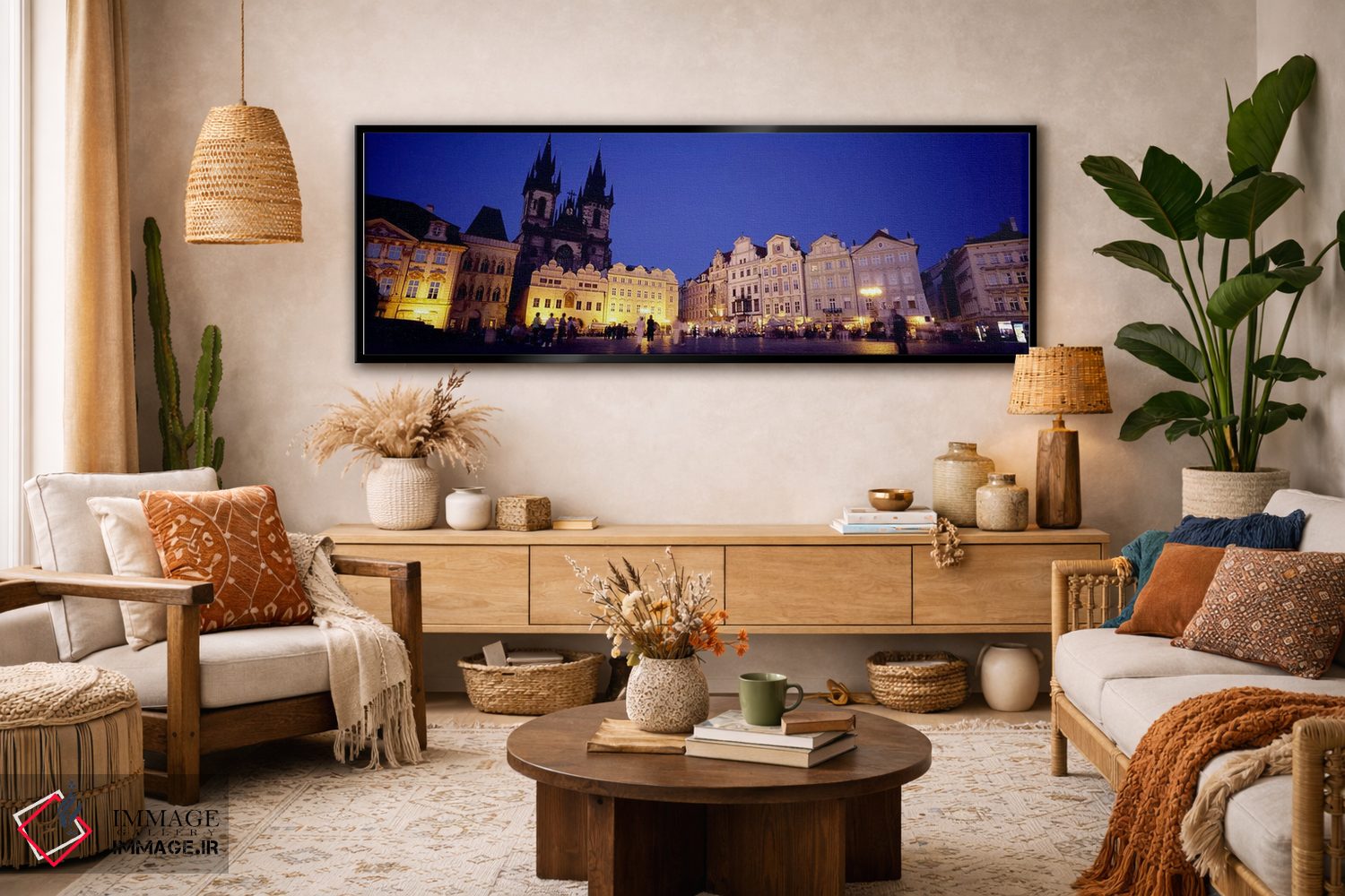 تابلو دکوراتیو Prague Old Town Square, Old Town, Prague, Czech Republi… اثر پانورامیک ایمجز - D4B