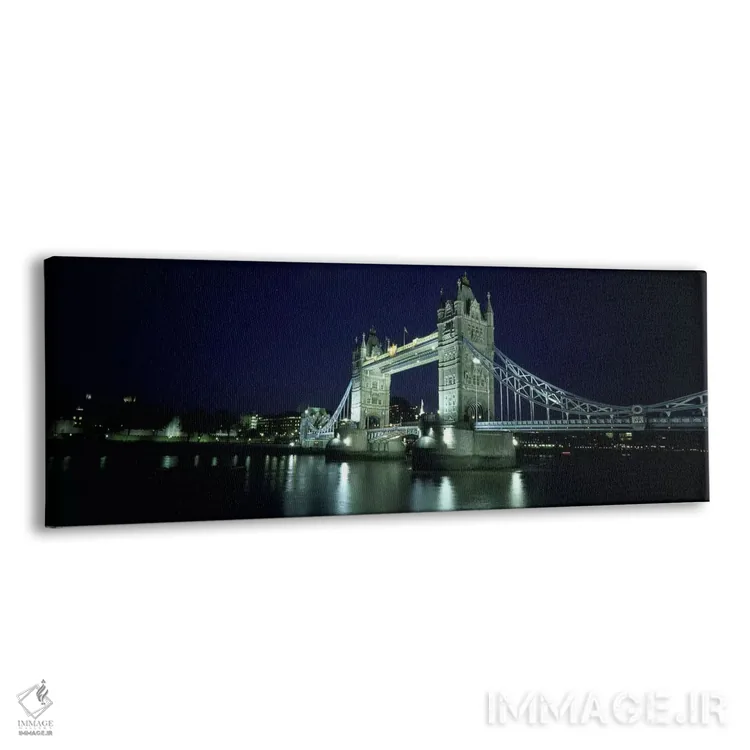 تابلو دکوراتیو Tower Bridge, Thames River, London, England,پل روی رودخ… اثر پانورامیک ایمجز - نمای پرسپکتیو محصول
