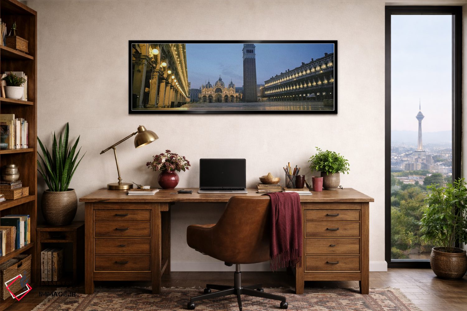 تابلو دکوراتیو St. Mark's Cathedral, St. Mark's Square, Venice, Veneto… اثر پانورامیک ایمجز - D3B