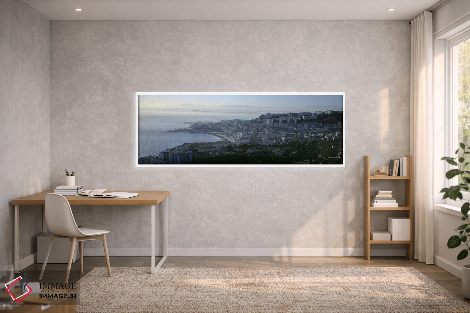 تابلو دکوراتیو Bab El Oued, Algiers, Algeria,نمای هوایی، باب الوادی، ا… اثر پانورامیک ایمجز - D1W