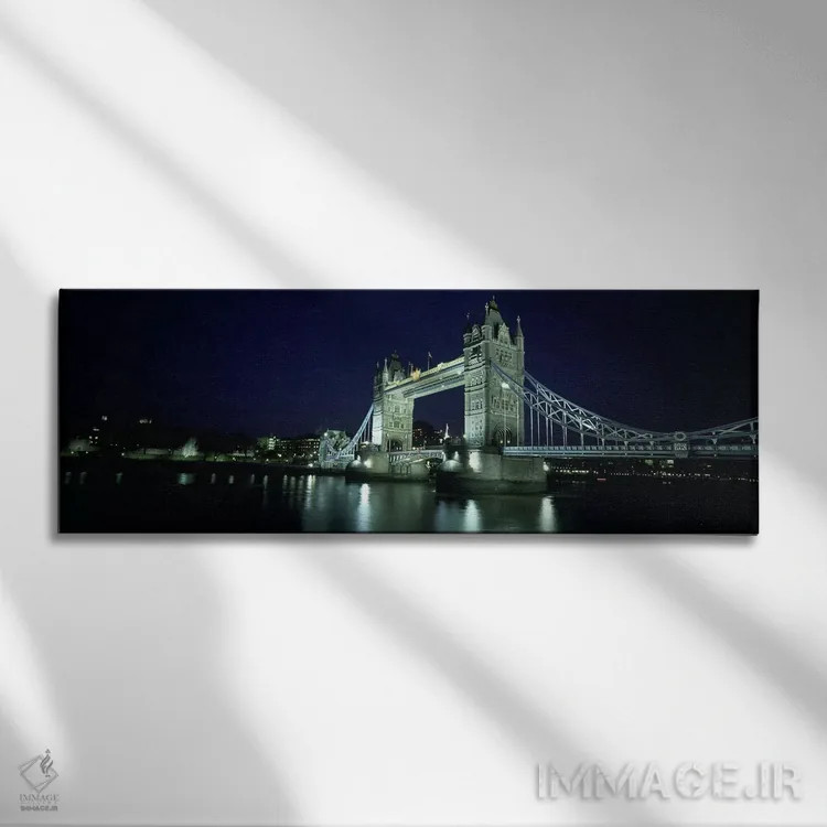تابلو دکوراتیو Tower Bridge, Thames River, London, England,پل روی رودخ… اثر پانورامیک ایمجز - نمای روبهرو روی دیوار