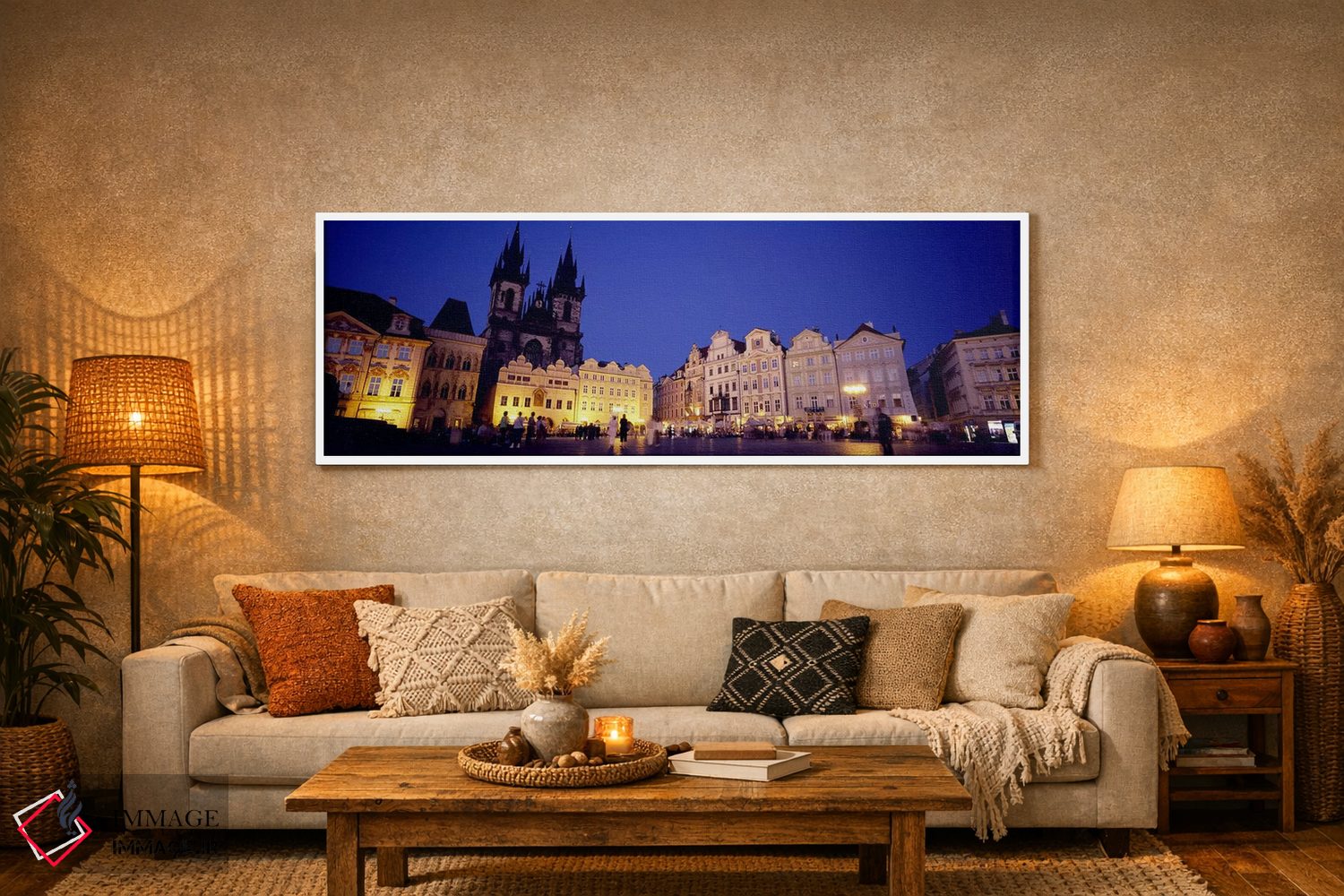 تابلو دکوراتیو Prague Old Town Square, Old Town, Prague, Czech Republi… اثر پانورامیک ایمجز - D6W