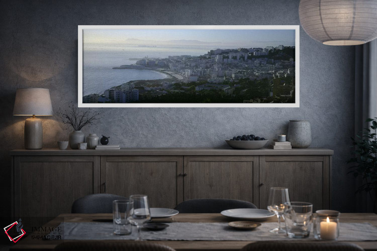 تابلو دکوراتیو Bab El Oued, Algiers, Algeria,نمای هوایی، باب الوادی، ا… اثر پانورامیک ایمجز - D3W