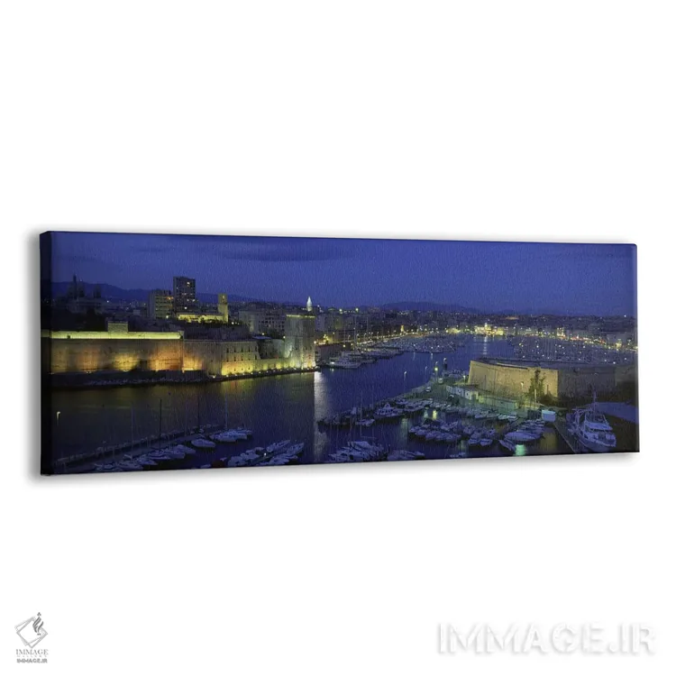 تابلو دکوراتیو Marseille, Provence-Alpes-Cote d'Azur, France,بندر قدیم… اثر پانورامیک ایمجز - نمای پرسپکتیو محصول