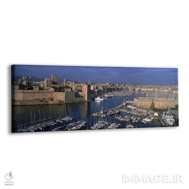 تابلو دکوراتیو Marseille, Provence-Alpes-Cote d'Azur, France,بندر قدیم… اثر پانورامیک ایمجز - نمای پرسپکتیو محصول