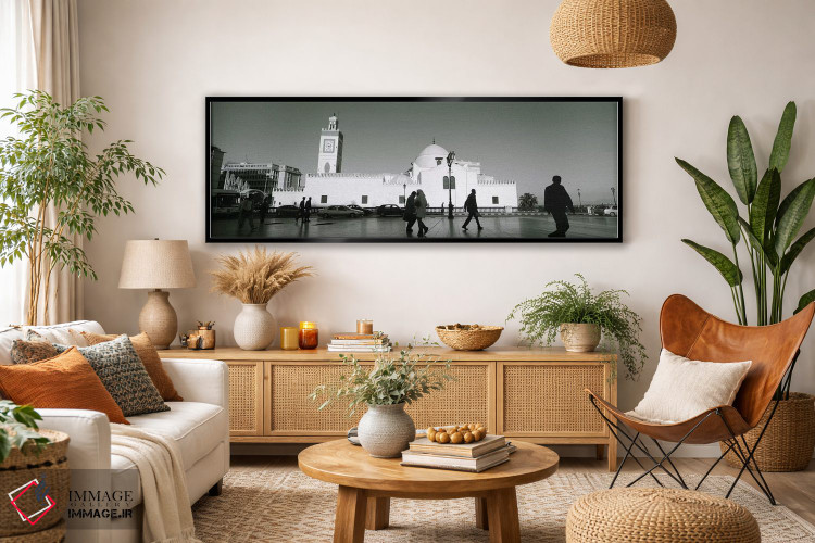 تابلو دکوراتیو Jamaa-El-Jedid, Algiers, Algeria,خودروهای پارک شده در م… اثر پانورامیک ایمجز - D4B