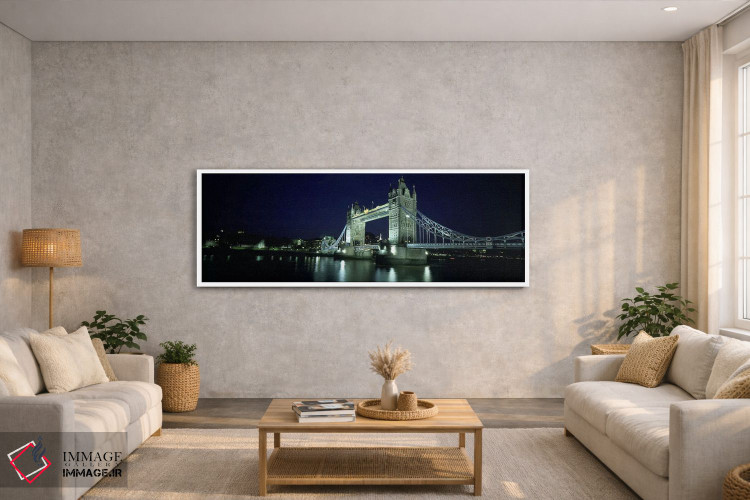 تابلو دکوراتیو Tower Bridge, Thames River, London, England,پل روی رودخ… اثر پانورامیک ایمجز - D2W