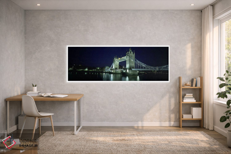 تابلو دکوراتیو Tower Bridge, Thames River, London, England,پل روی رودخ… اثر پانورامیک ایمجز - D1W