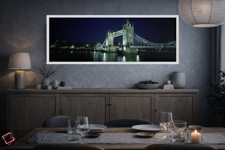تابلو دکوراتیو Tower Bridge, Thames River, London, England,پل روی رودخ… اثر پانورامیک ایمجز - D3W