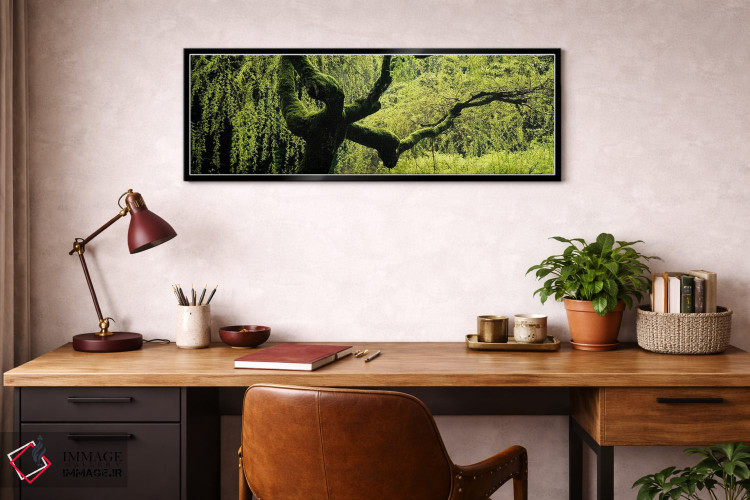 تابلو دکوراتیو Japanese Garden, Washington Park, Portland, Oregon, USA… اثر پانورامیک ایمجز - D3B