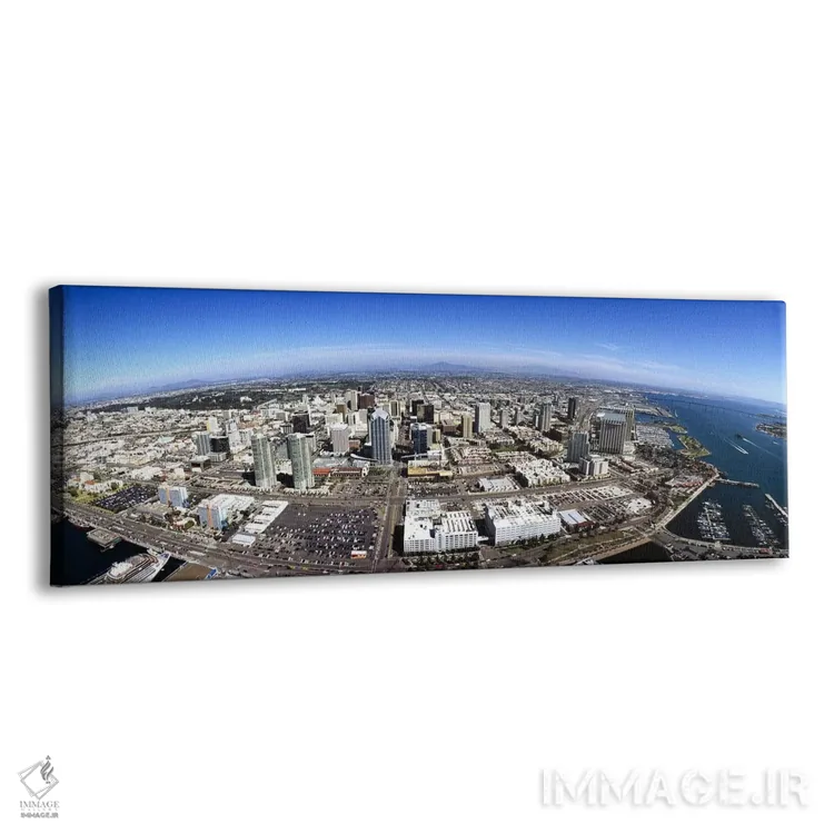 تابلو دکوراتیو San Diego, California, USA,نمای هوایی از شهر سن دیه گو… اثر پانورامیک ایمجز - نمای پرسپکتیو محصول