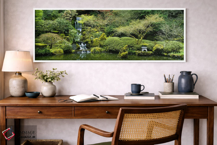 تابلو دکوراتیو Japanese Garden, Washington Park, Portland, Oregon, USA… اثر پانورامیک ایمجز - D1W
