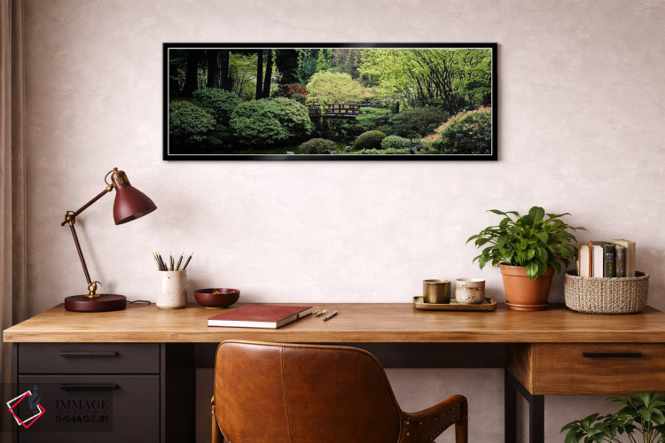 تابلو دکوراتیو Japanese Garden, Washington Park, Portland, Oregon,نمای… اثر پانورامیک ایمجز - D3B