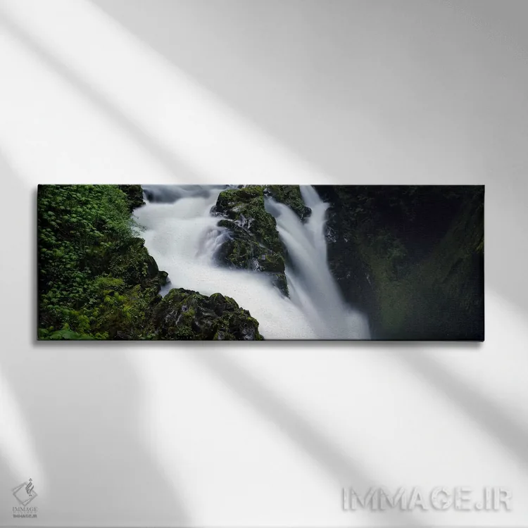 تابلو دکوراتیو Sol Duc Falls, Olympic National Park, Washington State… اثر پانورامیک ایمجز - نمای روبهرو روی دیوار