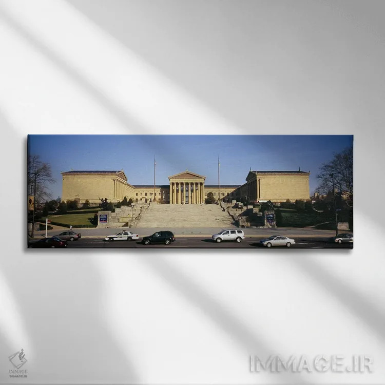 تابلو دکوراتیو Philadelphia Museum Of Art, Philadelphia, Pennsylvania… اثر پانورامیک ایمجز - نمای روبهرو روی دیوار