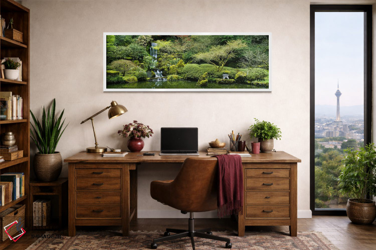 تابلو دکوراتیو Japanese Garden, Washington Park, Portland, Oregon, USA… اثر پانورامیک ایمجز - D2W