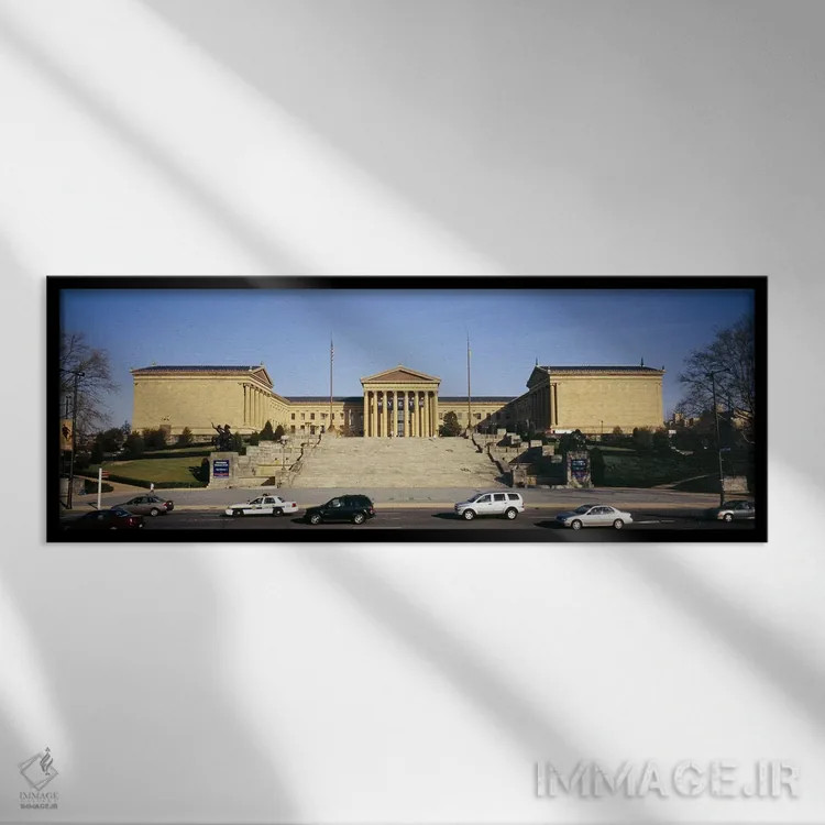 تابلو دکوراتیو Philadelphia Museum Of Art, Philadelphia, Pennsylvania… اثر پانورامیک ایمجز - نمای قابدار مشکی