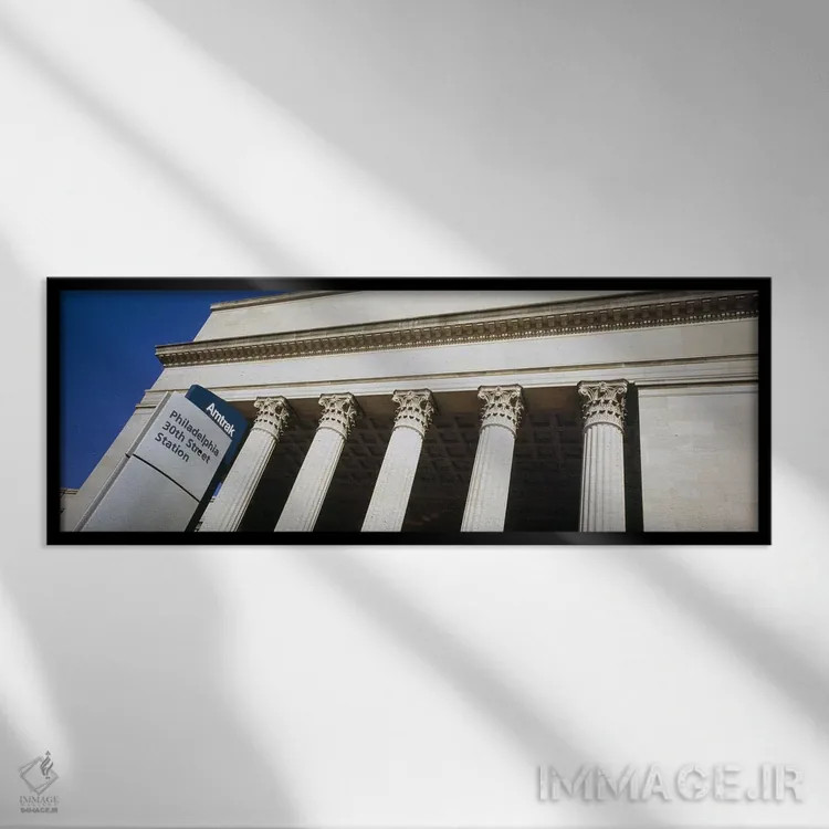 تابلو دکوراتیو 30th Street Station, Philadelphia, Pennsylvania, USA,نم… اثر پانورامیک ایمجز - نمای قابدار مشکی