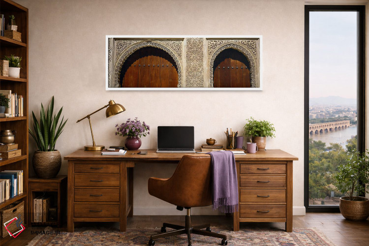 تابلو دکوراتیو Court Of Lions, Alhambra, Granada, Andalusia, Spain,نما… اثر پانورامیک ایمجز - D1W