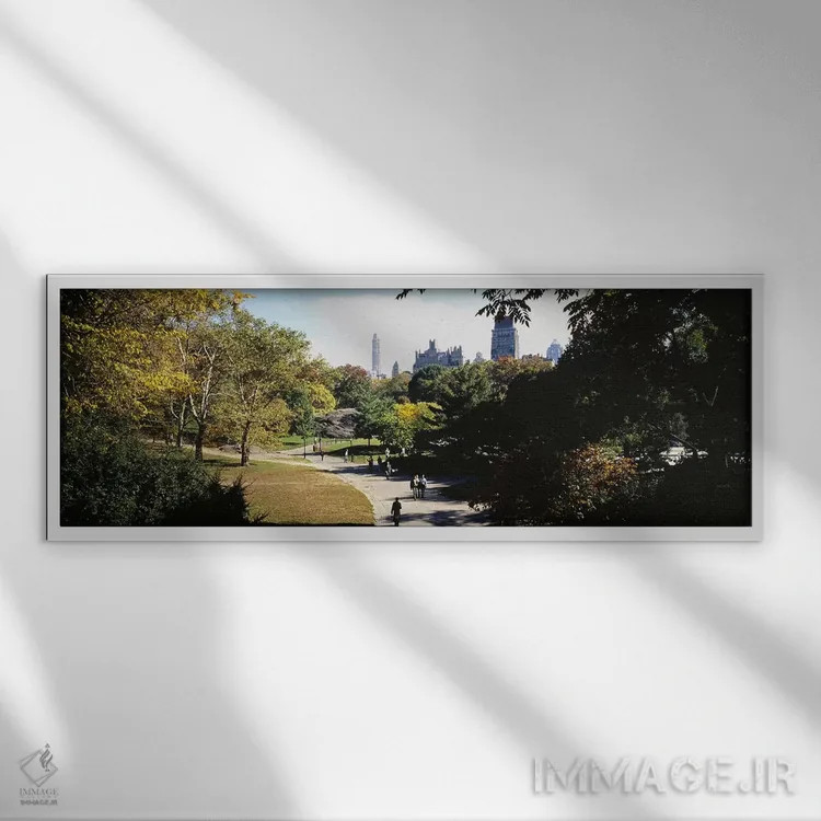 تابلو دکوراتیو Central Park, Manhattan, New York City, New York State… اثر پانورامیک ایمجز - نمای قابدار سفید