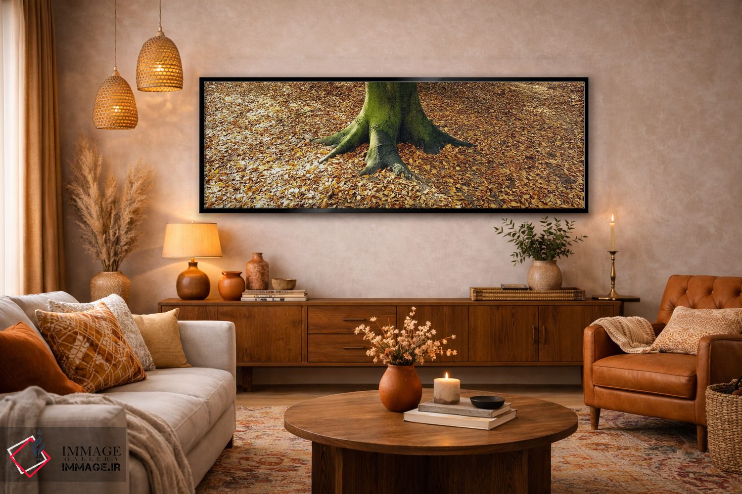 تابلو دکوراتیو Berlin, Germany,نمای پایین از تنه درخت، برلین، آلمان اثر پانورامیک ایمجز - D6B