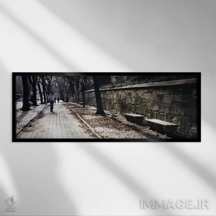 تابلو دکوراتیو Central Park, Manhattan, New York City, New York, USA,ن… اثر پانورامیک ایمجز - نمای قابدار مشکی