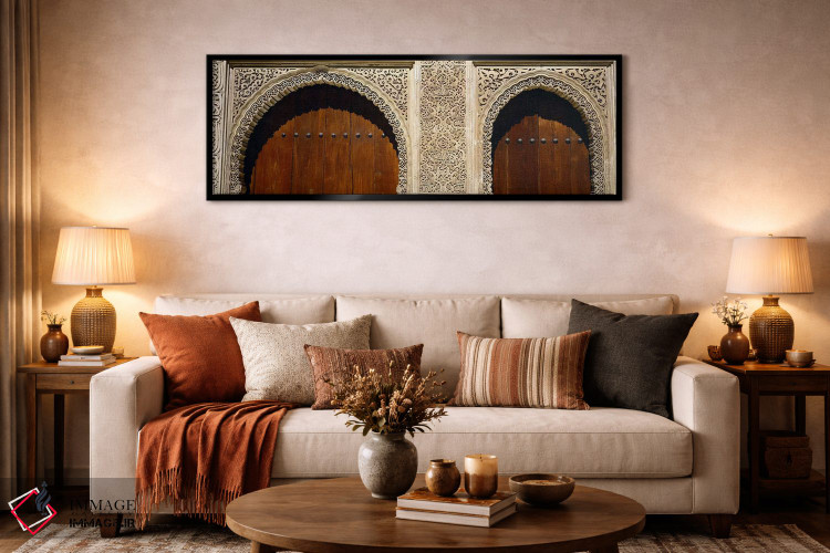 تابلو دکوراتیو Court Of Lions, Alhambra, Granada, Andalusia, Spain,نما… اثر پانورامیک ایمجز - D6B