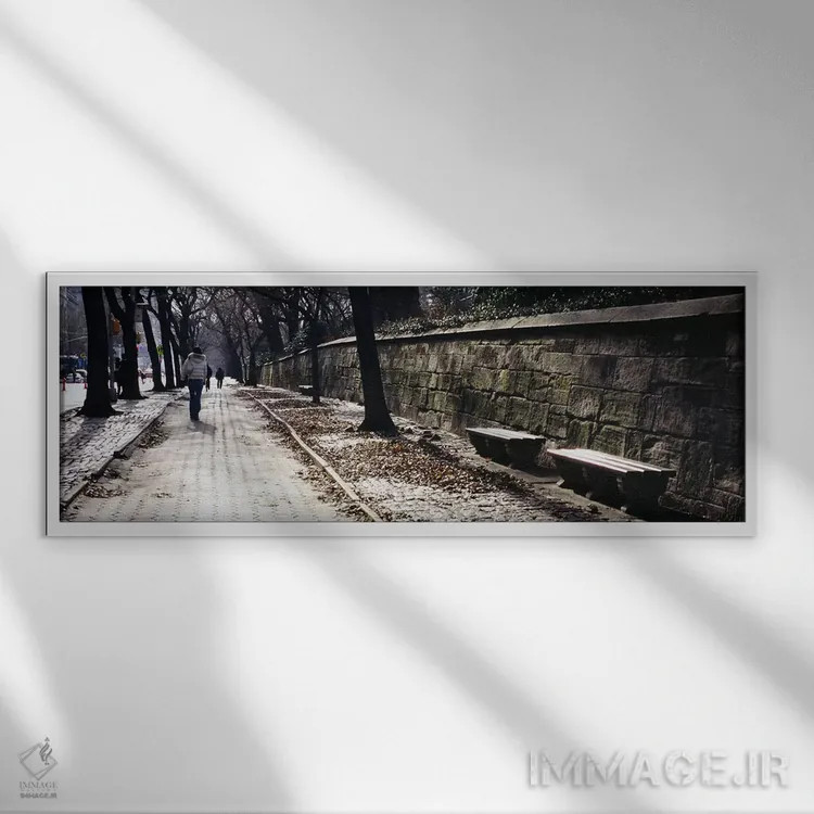 تابلو دکوراتیو Central Park, Manhattan, New York City, New York, USA,ن… اثر پانورامیک ایمجز - نمای قابدار سفید