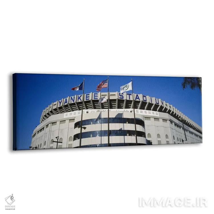 تابلو دکوراتیو Yankee Stadium, New York City, New York, USA,پرچم ها رو… اثر پانورامیک ایمجز - نمای پرسپکتیو محصول