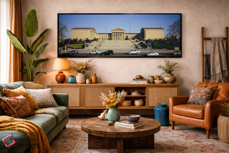 تابلو دکوراتیو Philadelphia Museum Of Art, Philadelphia, Pennsylvania… اثر پانورامیک ایمجز - D3B