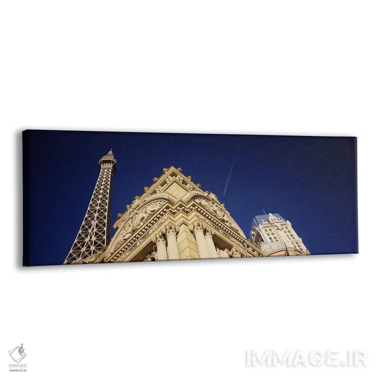 تابلو دکوراتیو Paris Hotel, Las Vegas, Nevada, USA,نمای پایین ساختمانی… اثر پانورامیک ایمجز - نمای پرسپکتیو محصول